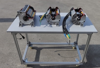 純電動(dòng)車電機(jī)解剖模型（五合一） 電動(dòng)車電機(jī)解剖展示臺(tái)